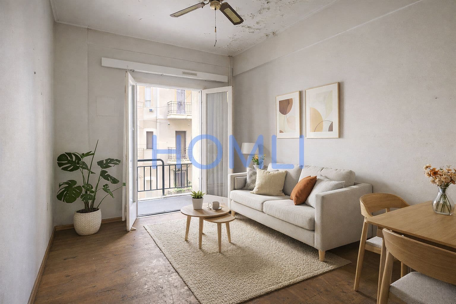 1-room Apartment, 32m² — Neos Kosmos, built 1973 - 1