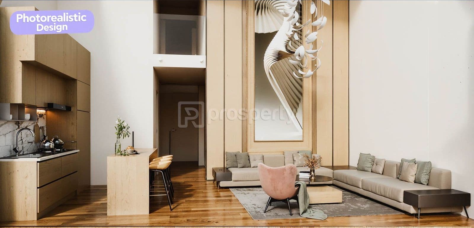 Penthouse Maisonette, 129m²